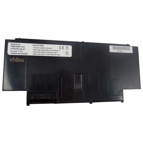 VHBW Baterija za Fujitsu Siemens Lifebook UH900, 3600 mAh Slike