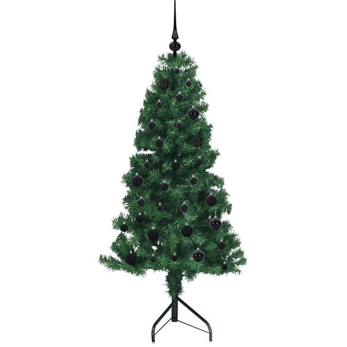  Korner Umjetno Božićno Drvo Zelena 150 cm PVC i metal Slike