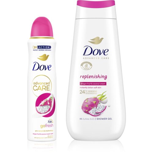 Dove Advanced Care Replenishing povoljno pakiranje dezodoransa i gela za tuširanje Cijene