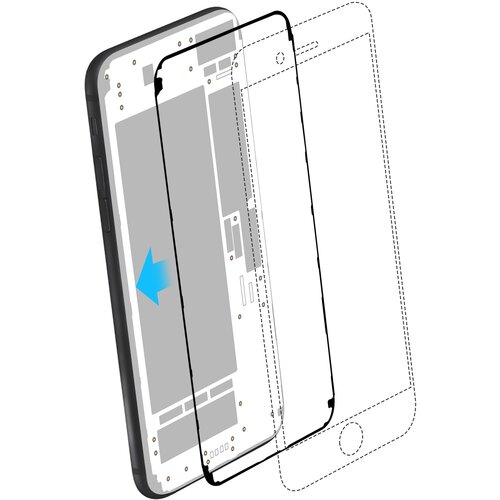 AVIZAR Nadomestna nalepka za LCD zaslon Apple iphone 7, (20886121) Slike