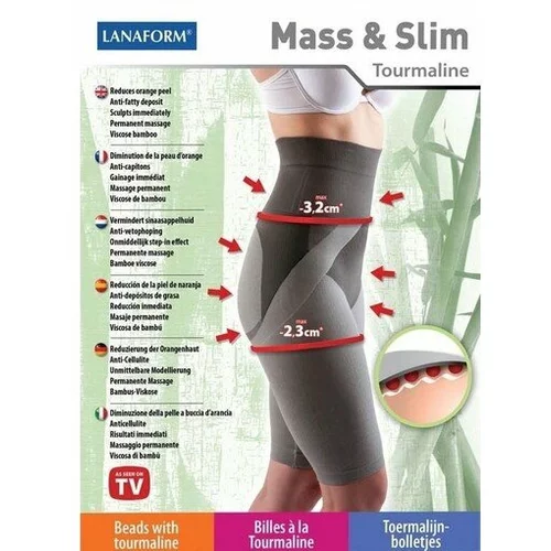 Lanaform hlače za hujšanje, masažo in oblikovanje postave MASS SLIM LA012904 velikost XL