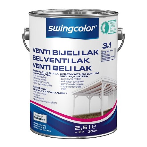 SWINGCOLOR Lak Venti 3 v 1 (barva: bela; 2,5 l) Cene