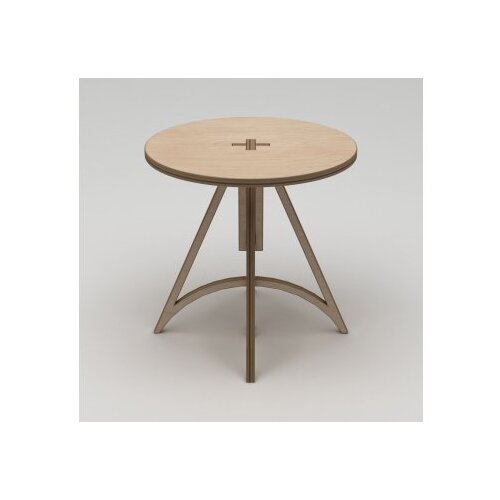 Hanah home Trpezarijski sto Orbis, 75x75x75 cm, Smeđi Slike