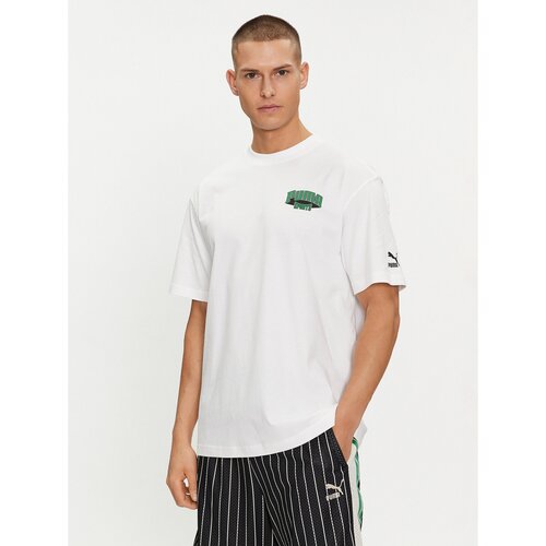 Puma Team Graphic Tee Bijela Cene