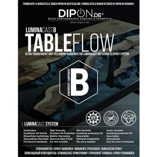 Dipon EPOKSI Smola Lumina 8 Table Flow 5cm 36kg Slike