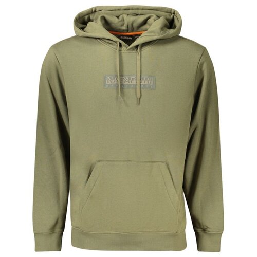 Napapijri Box Logo mu&amp;scaron;ka hoodie dukserica maslinasto zelena Slike