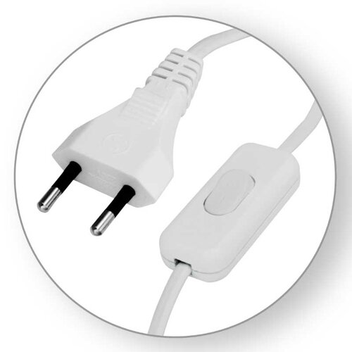Kabel 2*0,75 s međusklopkom 2m bijeli Commel Cijene