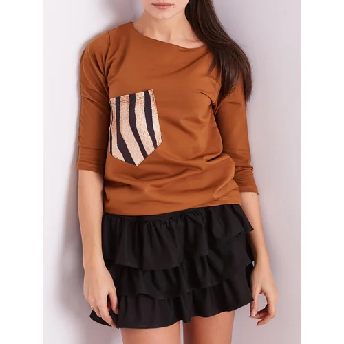 Factory Price Blouse-PL-BZ-1694.08-light brown