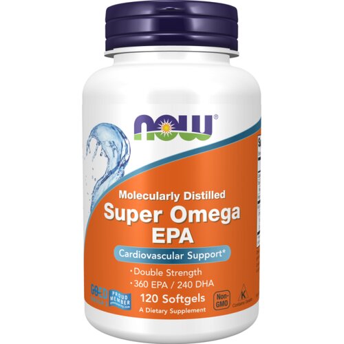 Now Foods Super Omega-3 EPA NOW, 1000 mg (120 mekih kapsula) Cene