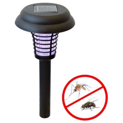 Solarna vrtna LED UV lampa za tjeranje strvina 2 u 1 crna Cijene