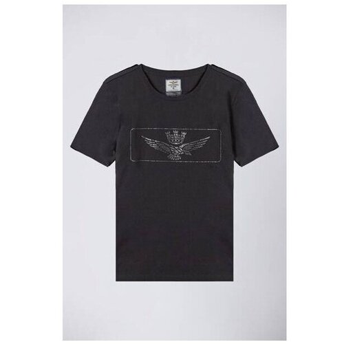 Aeronautica Militare Majice s kratkimi rokavi TS2298DJ3590101 Črna Cene