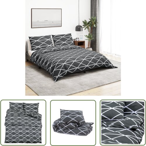 The Living Store Posteljnina siva 200x200 cm bombaž - Komplet Prevlek Za Odejo, (21743802) Cene