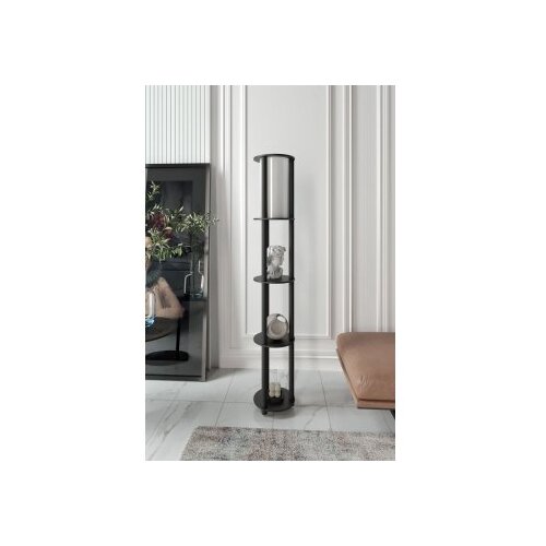 Opviq podna lampa estantes round black Cene