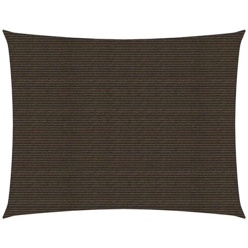  Senčno jadro 160 g/m² rjavo 6x7 m HDPE, (20965475) Cene