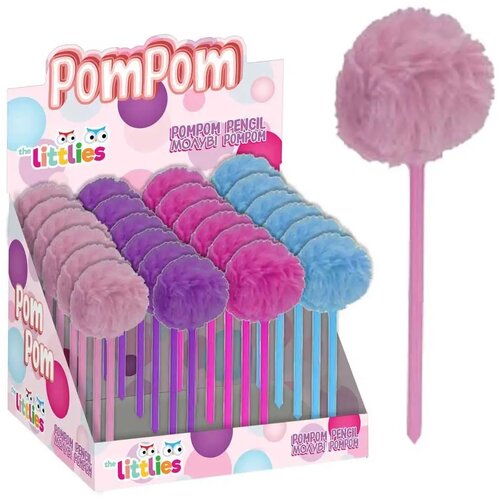 Luna Luna: Pom-Pom kemični svinčnik štirih različnih barvah 1 kos Cene