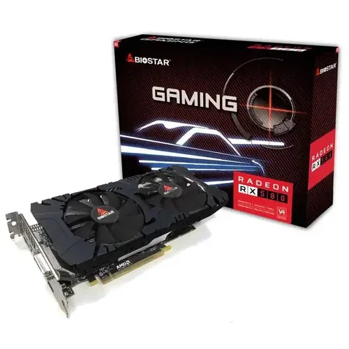 Biostar graficka karta RX580 8GB GDDR5 256 bit 2XDP/HDMI