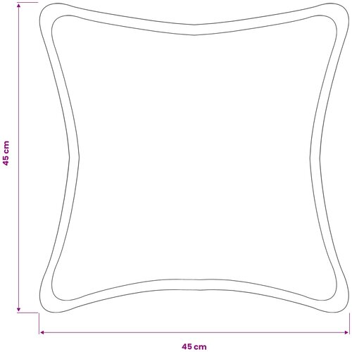  Presvlaka za jastuk 2 pcs HOUTEN Tamnozelena 45 x 45 cm Boucl&amp;eacute; Slike