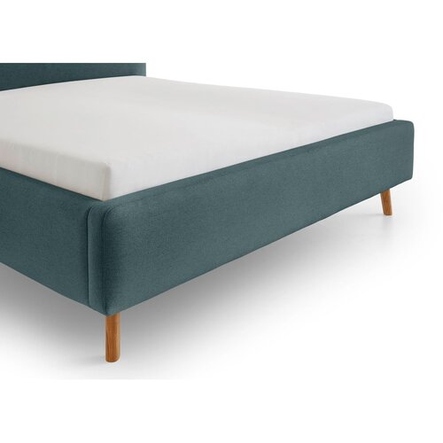 Meise M&amp;ouml;bel Plavi/sivi tapecirani krevet bez podnice 120x200 cm Mattis &amp;ndash; Slike