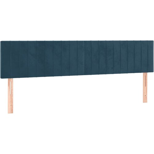  Uzglavlja tamnoplava 160x5x78/88 cm bar&amp;scaron;unasta Slike