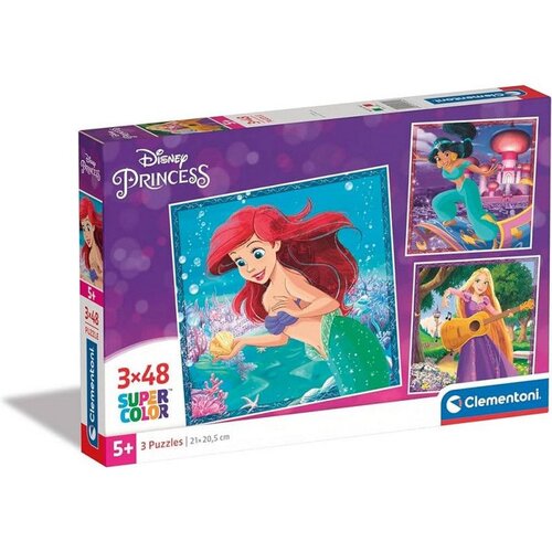 Clementoni puzzle 3X48 disney princess Slike