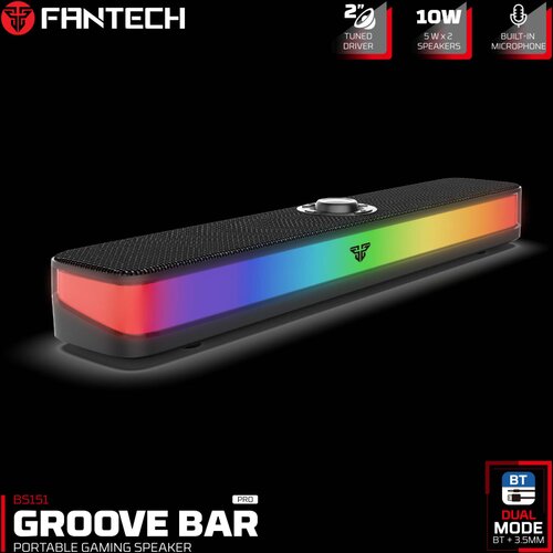 Fantech Bluetooth zvucnik GS151 GROOVE BAR PRO crni Cene