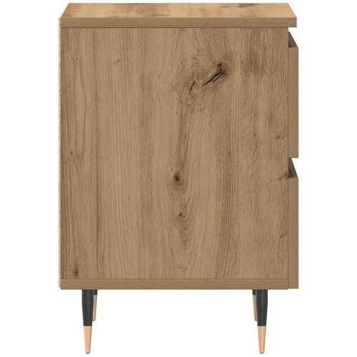  Noćni ormar Umjetnički hrast 40 x 35 x 50 cm Konstruirano drvo Slike