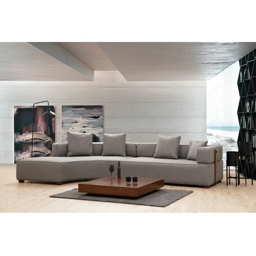 Gondol-1 (CHL-3R) - Grey Grey Corner Sofa Slike