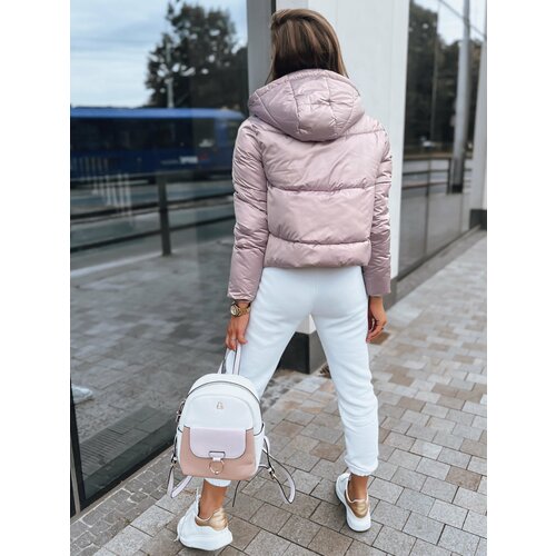 DStreet Women's short winter jacket LOLAROSE pink Slike