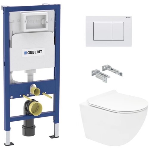 Geberit KOGEDSLINEWC01TD30W S-Line WC &scaron;koljka s kompletom Duofix 458.103.00.2 Delta30 Cene