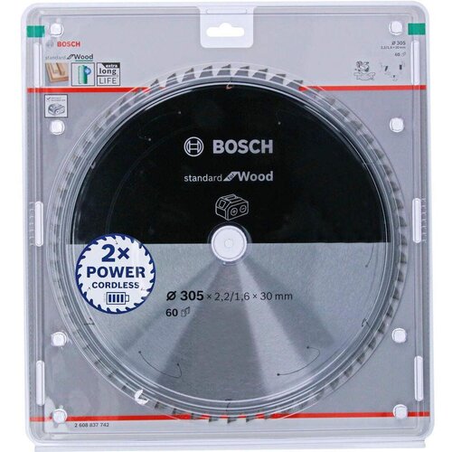Bosch standard for wood list kružne testere za akumulatorske testere 305x2,2x30 T60 Cene