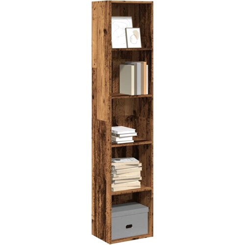  Regal za knjige boja starog drva 40x30x189 cm konstruirano drvo Cene