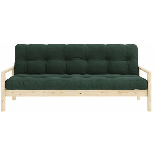 Karup Design Tamno zelena sklopiva sofa 205 cm Knob –