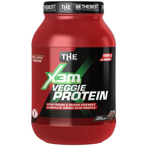 The Nutrition X3M vegan protein - 1000g the Slike