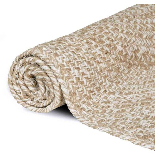  Tepih Prirodna i bijela 240 x 340 cm Juta Slike