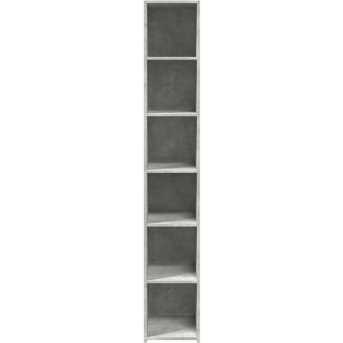 VidaXL Visoka komoda boje betona 30x41x185 cm od konstruiranog drva Slike