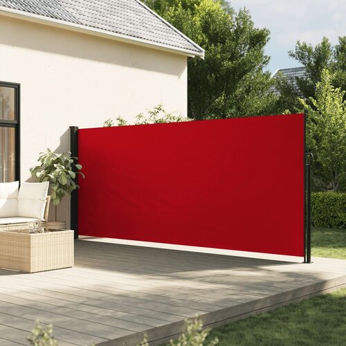  The Living Store Zložljiva stranska tenda rdeča 160x500 cm - Zložljiva Stranska Tenda, (21443092) Cene