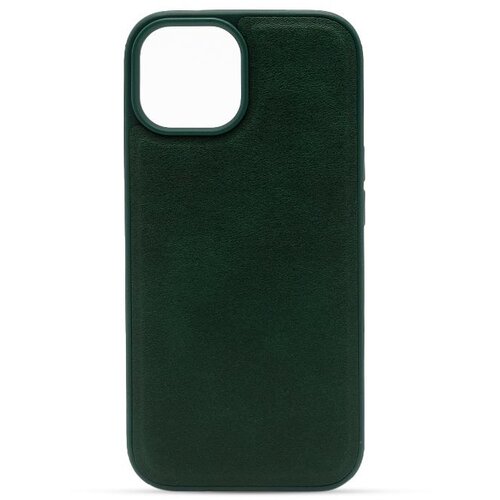  LEATHER CASE Maska za telefon za Iphone 15, Zelena Cene