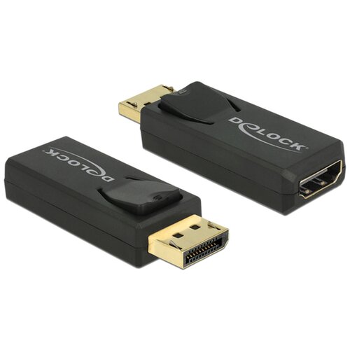 Delock 65571 DisplayPort / HDMI adapter [1x mu&scaron;ki konektor DisplayPort - 1x ženski konektor HDMI] crna Cijene