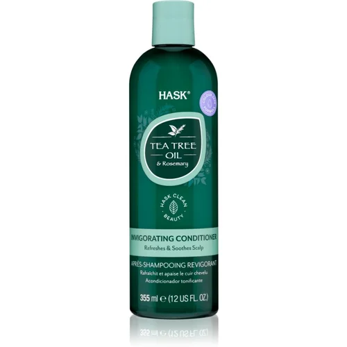 Hask Tea Tree Oil & Rosemary osvježavajući regenerator za suho vlasište i svrbež 355 ml