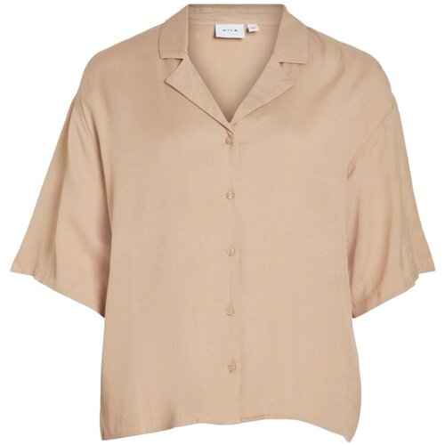 Vila Topi & Bluze Noos Pricil Shirt - Sesame Bež Cene