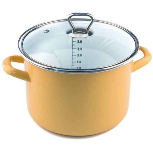 Fackelmann lonac+stakleni poklopac 20cm,emajl 4l Cene