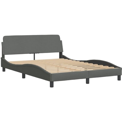  Okvir kreveta s LED-om bez madraca Hvar 140 x 190 cm od tkanine Slike