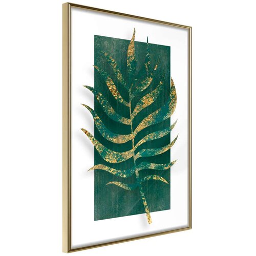  Poster - Gilded Palm Leaf 40x60 Cene
