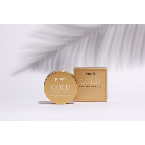 Petitf&amp;eacute;e Gold hidrogel maska za predel okoli oči z 24-karatnim zlatom 60 kos Slike