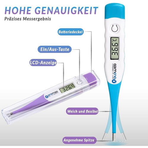 Oromed digitalni termometer s fleksibilno konico ORO-FLEXI Slike
