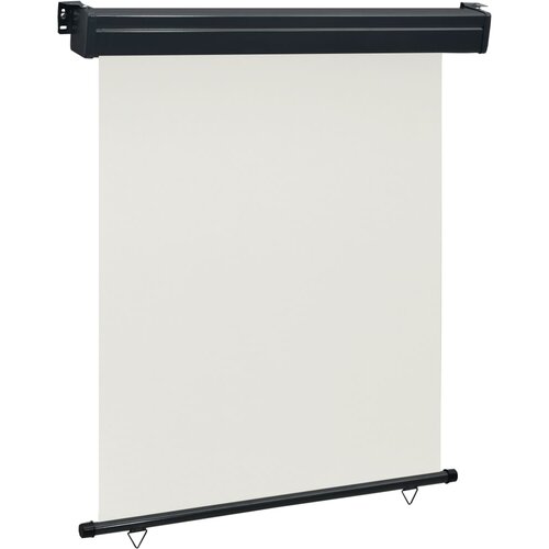 VidaXL Balkonska stranska tenda 140x250 cm krem Slike