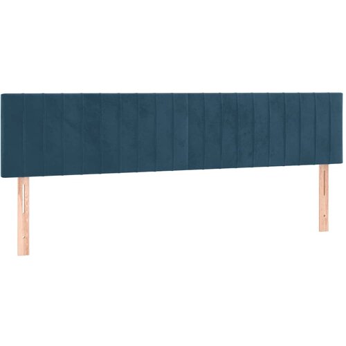  Uzglavlja tamnoplava 180x5x78/88 cm bar&amp;scaron;unasta Slike