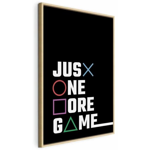  Slika - Binge Gaming 40x60 U prirodnom drvenom okviru Cene