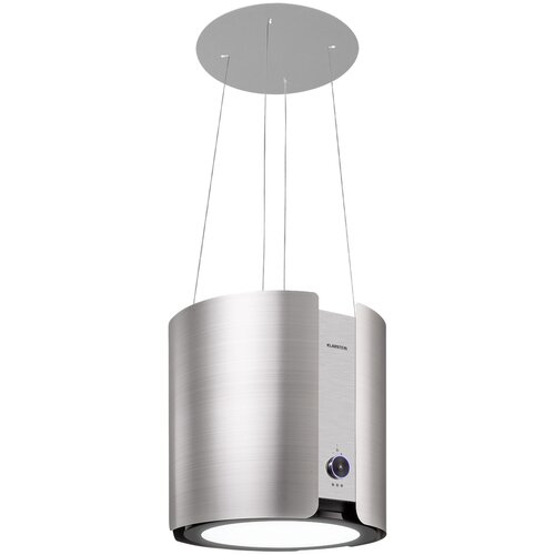 Klarstein Skyfall Smart, otočna napa, &amp;Oslash; 45 cm, recirkulacija, 402 m&amp;sup3; / h, LED, srebrna Slike
