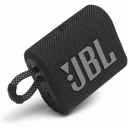 Jbl prenosni zvočnik go 3, bluetooth, črn